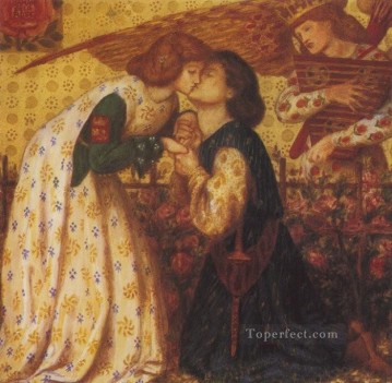 Dante Gabriel Rossetti Painting - Roman de la Rose Pre Raphaelite Brotherhood Dante Gabriel Rossetti